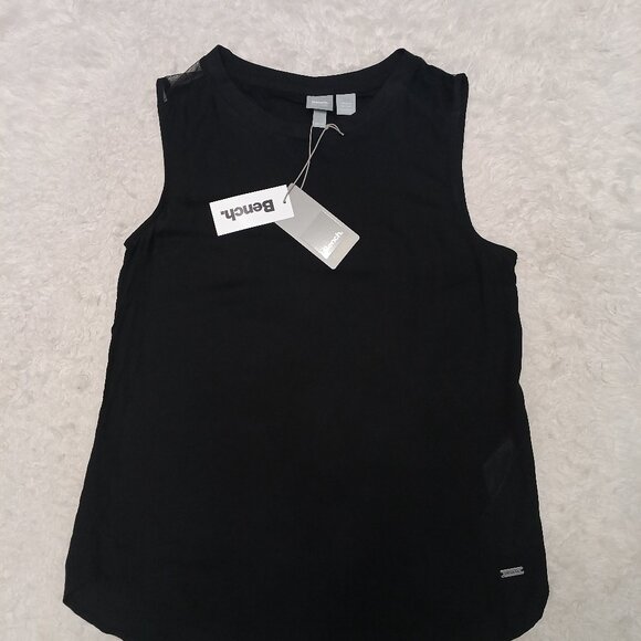 Bench Women's black tank top Size: XS/4 - Picture 3 of 12